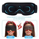 3D Máscara Espuma Confortavel de dormir, 100% Sombra Blackout, Zero Pressão Eye, Venda, Tampa do olho noturno MT207