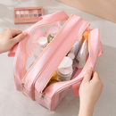 Bolsa Para Maquiagem Grande De Dupla Camada À Prova D'água