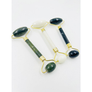 Rolo Pedra de Jade Placa Gua Sha Massagem Facial Anti Ruga Rolinho Jade Lançamento Variações Roller