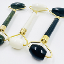 Rolo Pedra de Jade Placa Gua Sha Massagem Facial Anti Ruga Rolinho Jade Lançamento Variações Roller