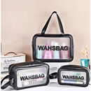 Kit 3 Necessaire Impermeável Washbag Bolsa Organizadora
