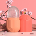 Rolo Facial de Gelo em Silicone Aurora Ice Glow | Reduz Inchaço, Olheiras e Acne com Efeito Revitalizante