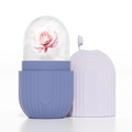 Rolo Facial de Gelo em Silicone Aurora Ice Glow | Reduz Inchaço, Olheiras e Acne com Efeito Revitalizante