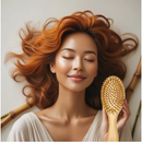 Escova Cabelo Madeira Antifrizz Cerdas 100% Bambu